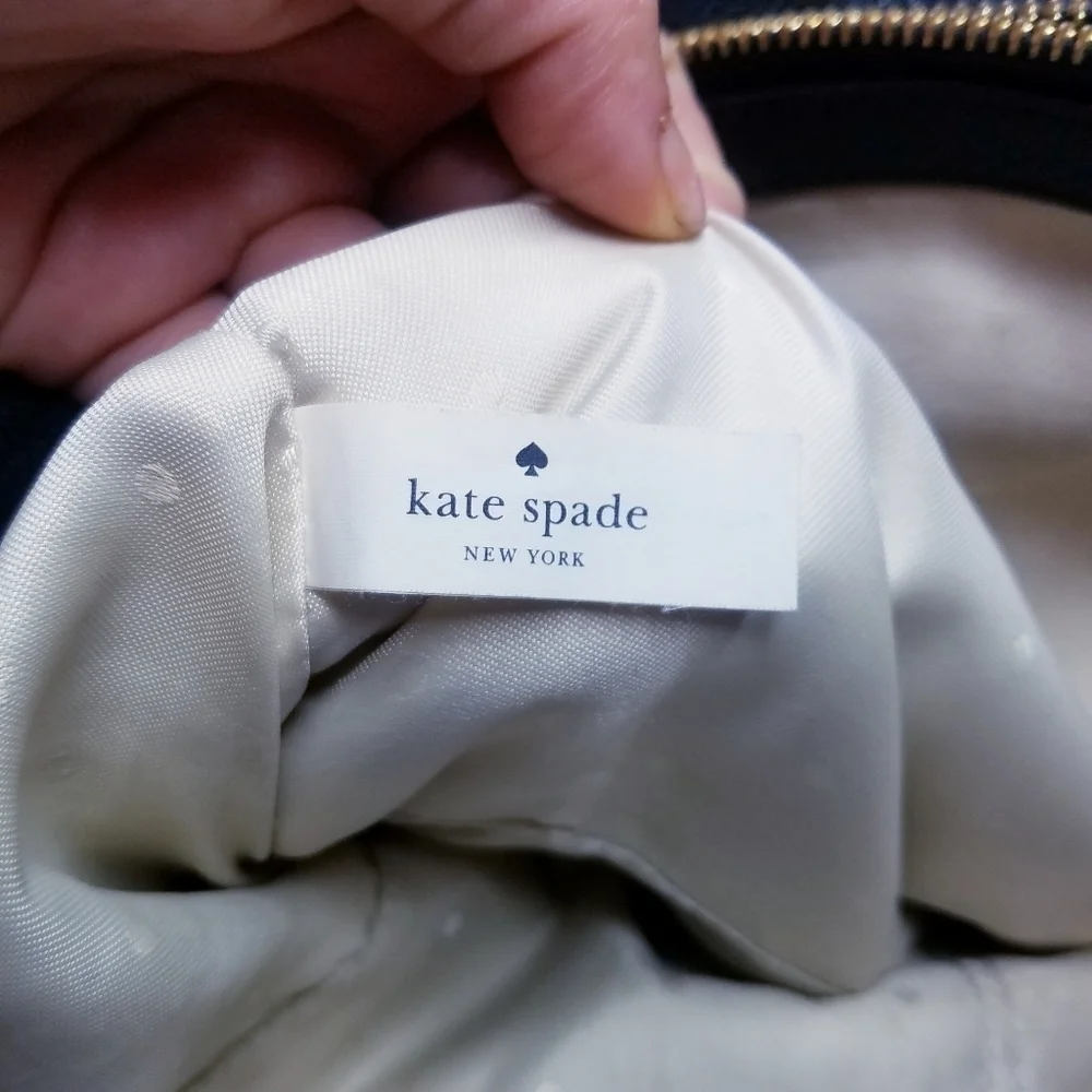 🌸 Kate‎ Spade | Black Leather Medium Sized bag
